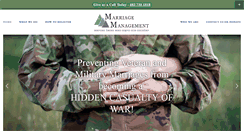 Desktop Screenshot of marriagemanagement.org